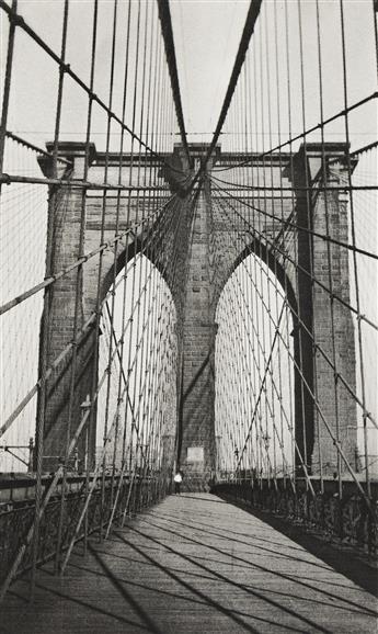 WALKER EVANS (1903-1975) The Brooklyn Bridge Portfolio. 1928-29; printed 1994.                                                                   